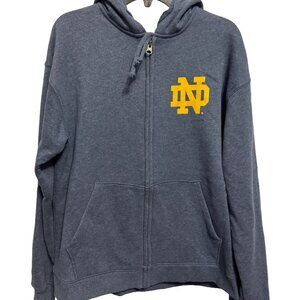 UND University of Notre Dame Shamrock Exclusive Brand Zipper Hoodie, Small